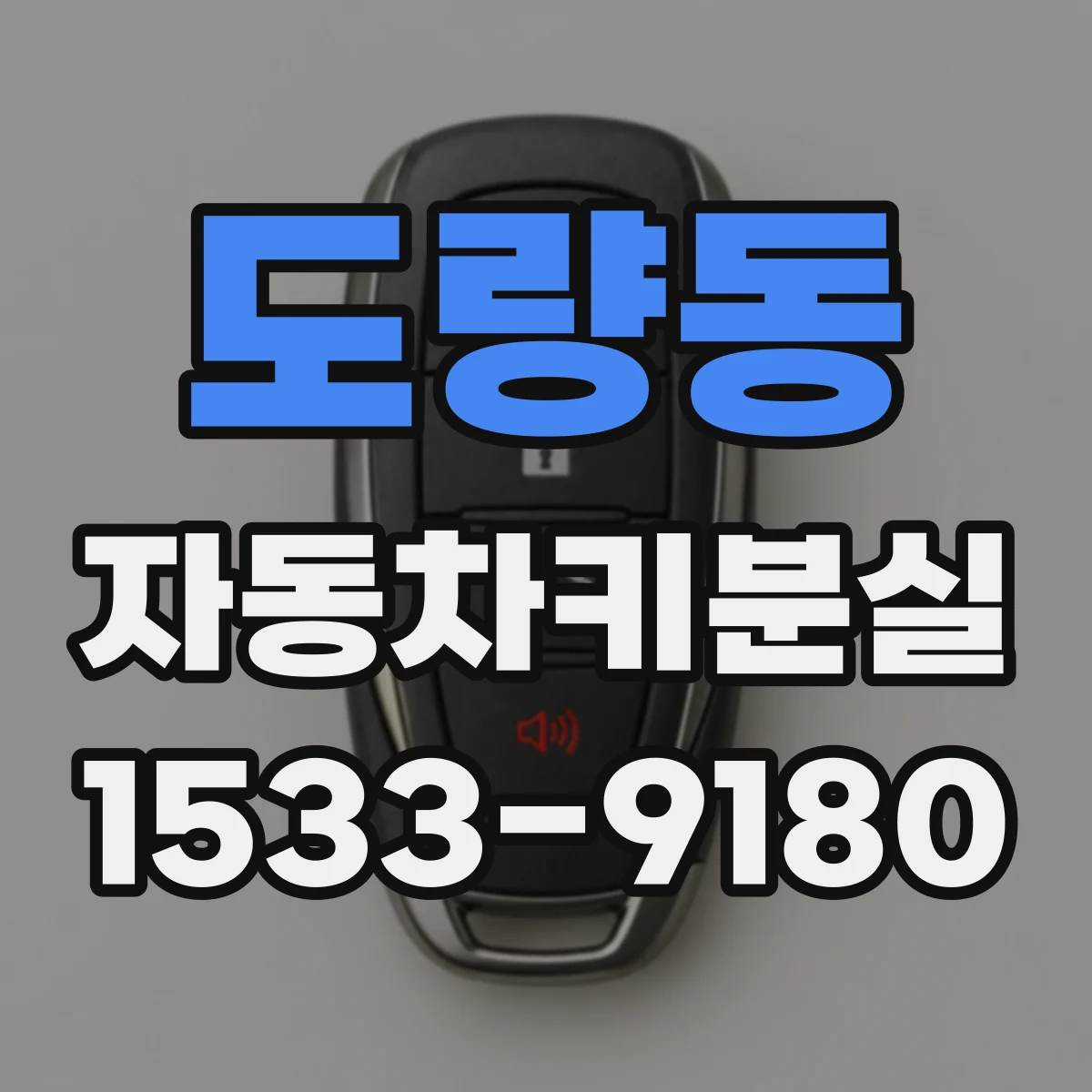 도량동 자동차키분실