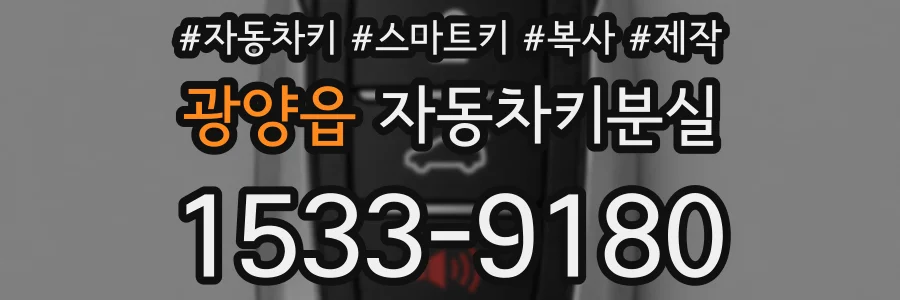 광양읍 자동차키분실