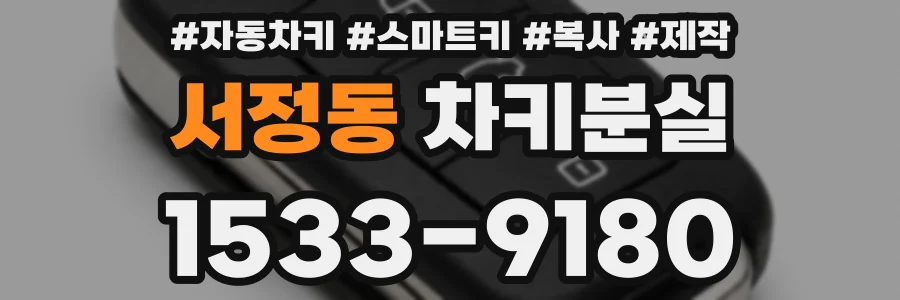 서정동 차키분실