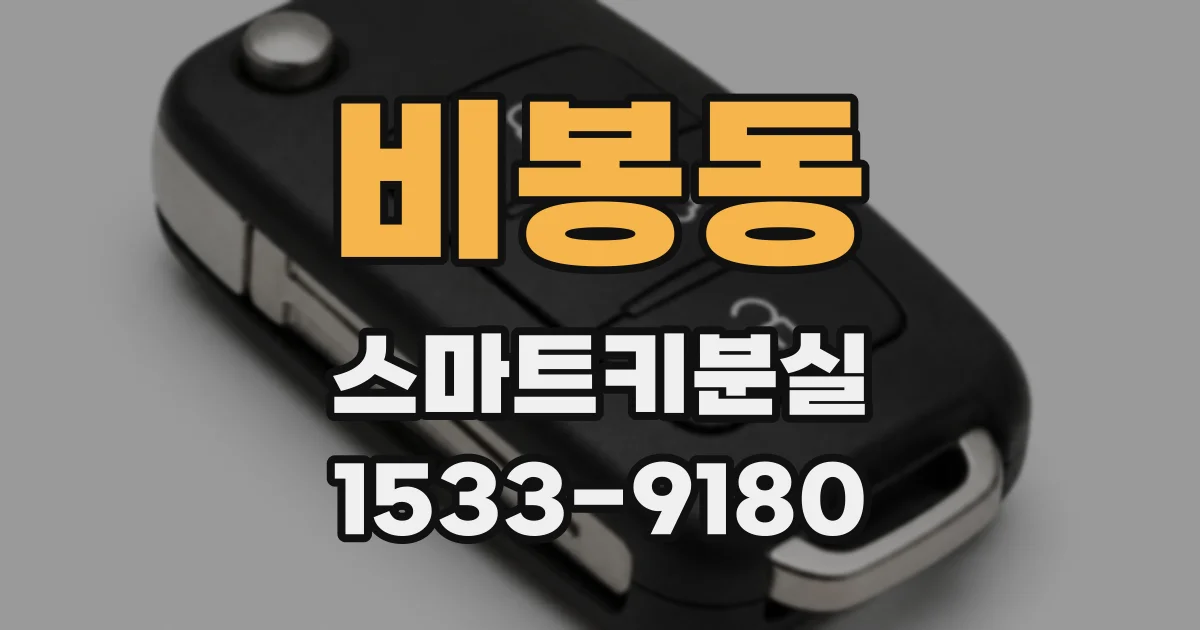비봉동 스마트키분실