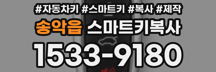 송악읍 스마트키복사