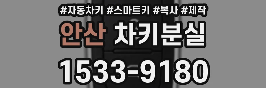 안산 차키분실