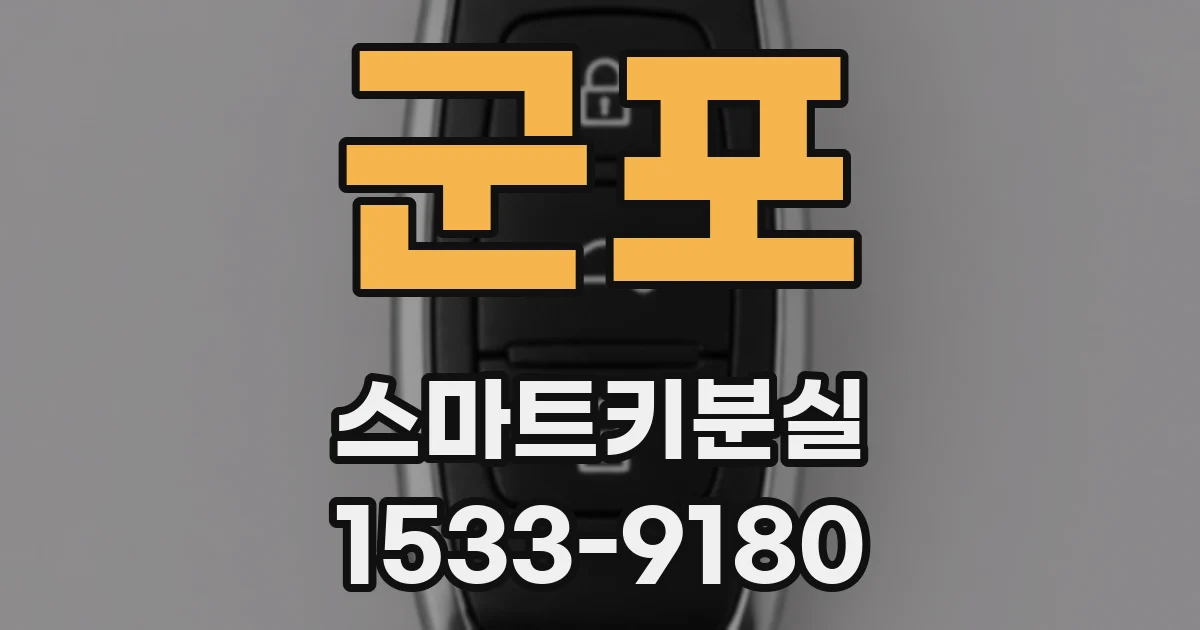 군포 스마트키분실
