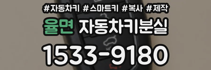 율면 자동차키분실