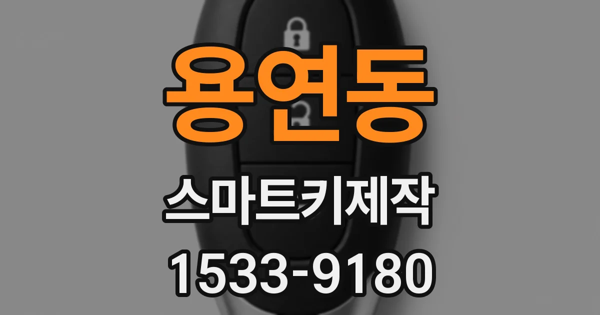 용연동 스마트키제작