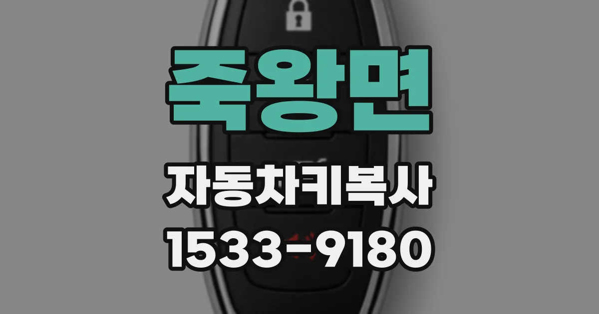 죽왕면 자동차키복사