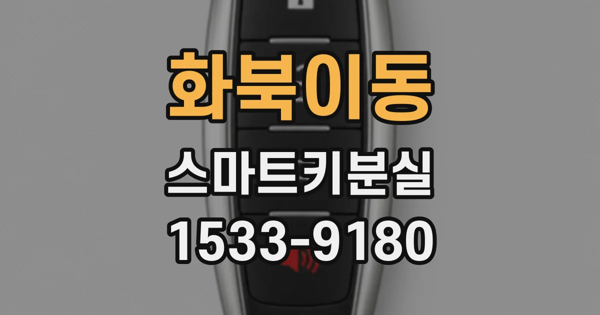 화북이동 스마트키분실