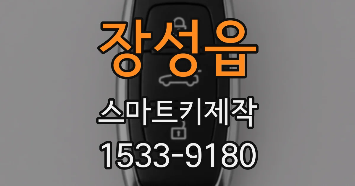 장성읍 스마트키제작