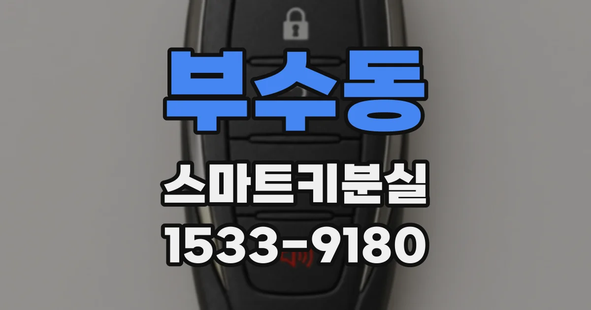 부수동 스마트키분실