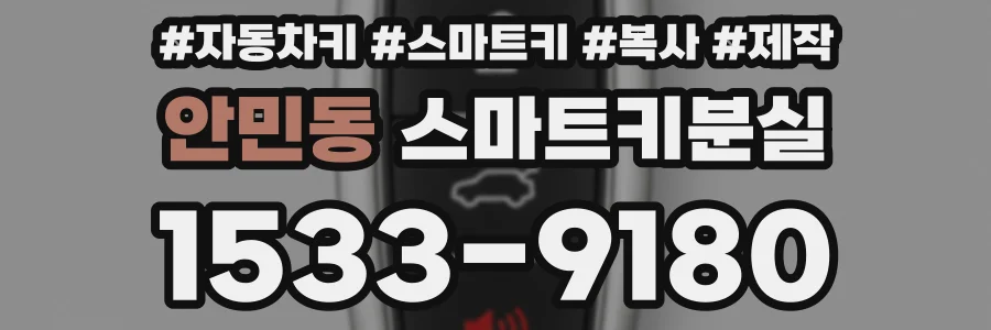 안민동 스마트키분실