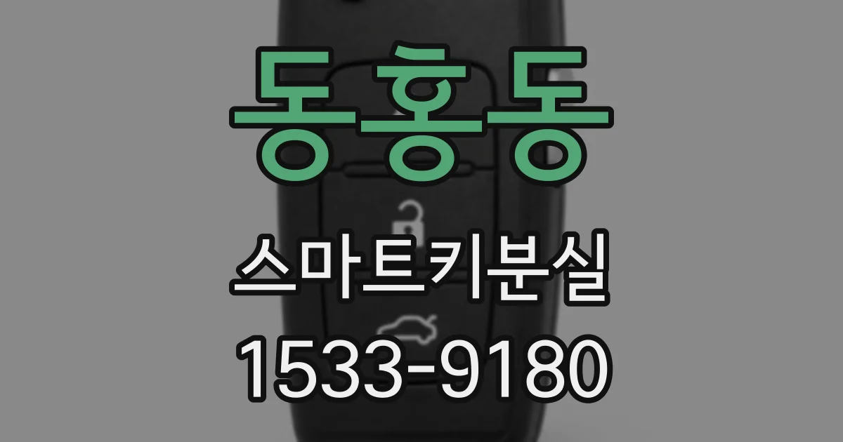 동홍동 스마트키분실