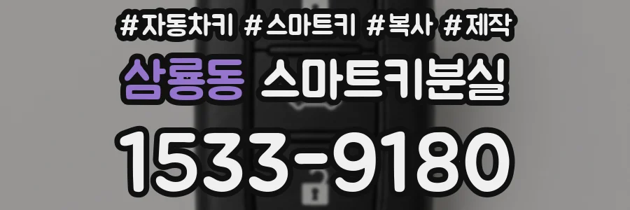 삼룡동 스마트키분실