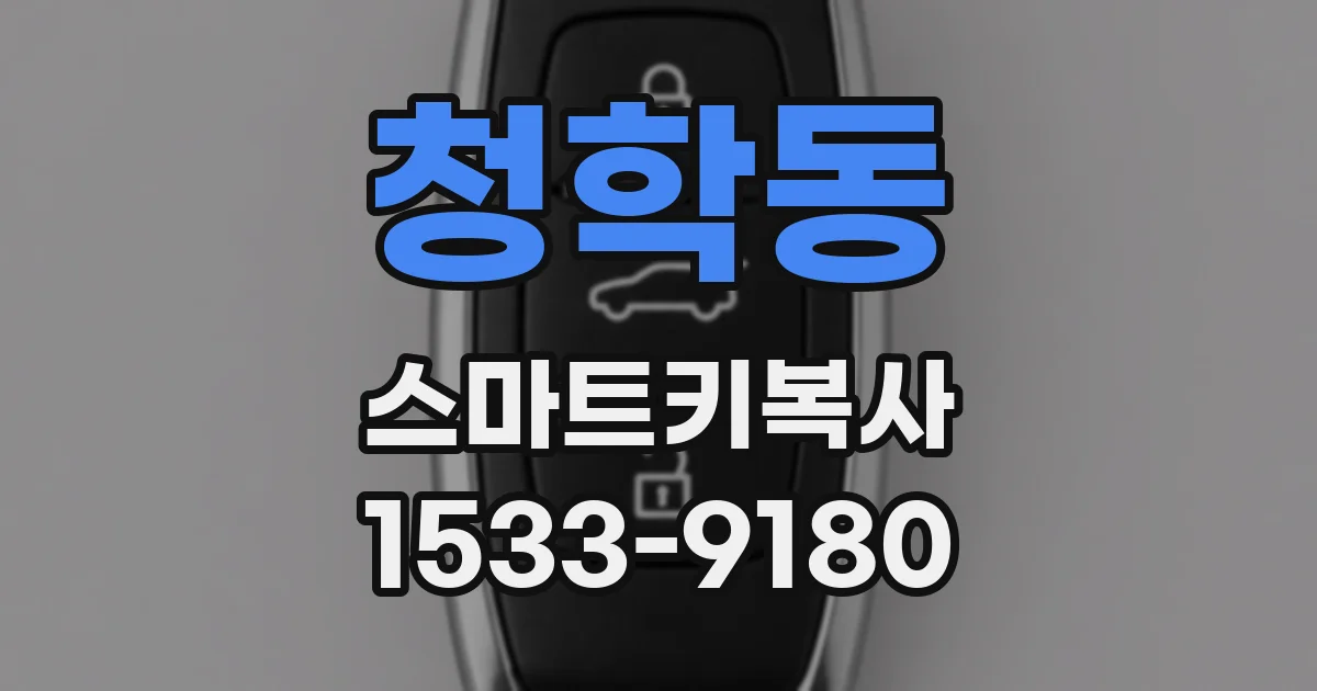 청학동 스마트키복사