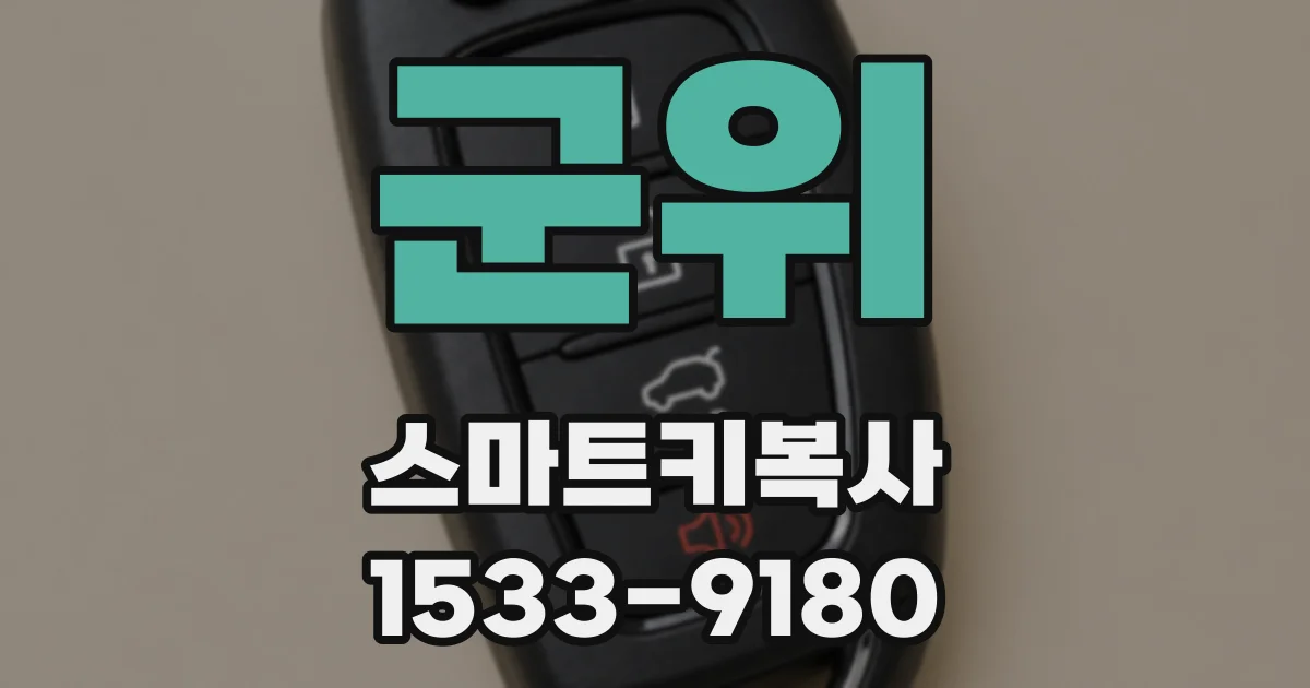 군위 스마트키복사