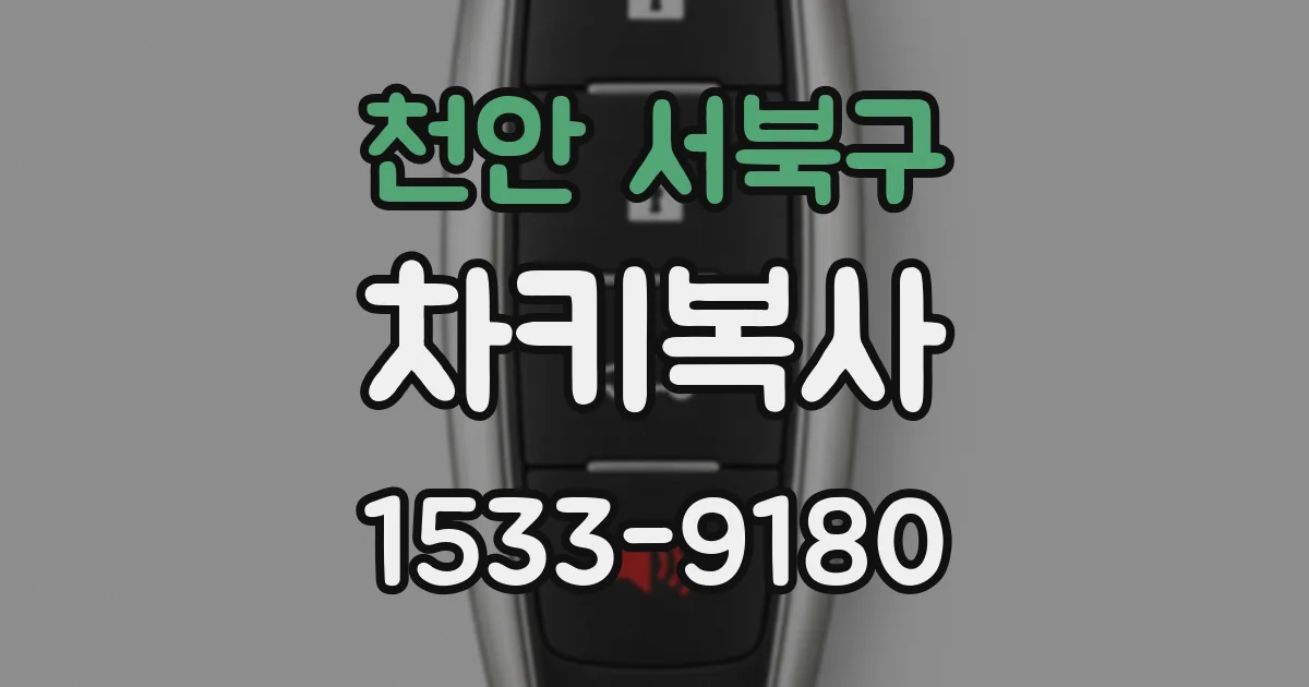 천안 서북구 차키복사