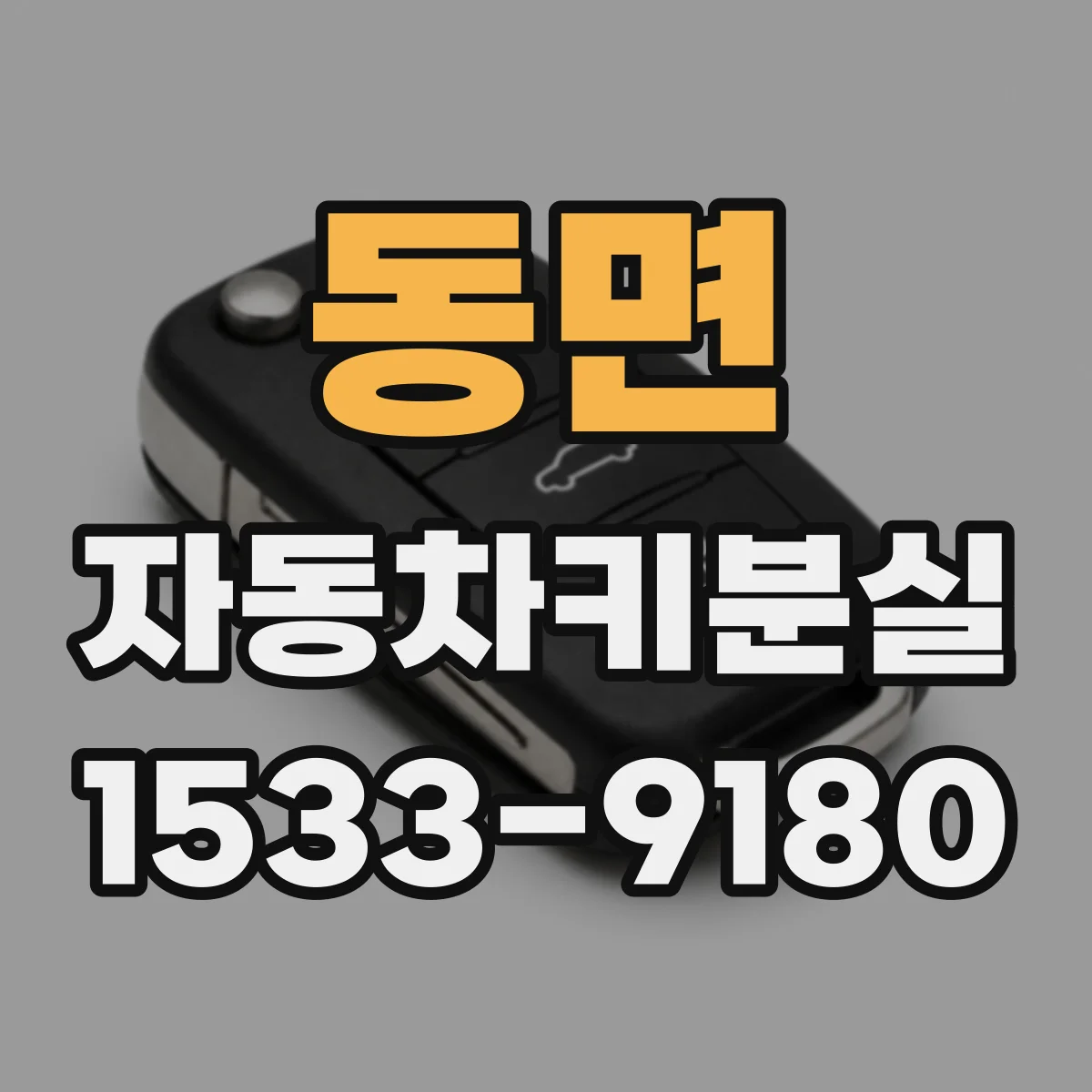 동면 자동차키분실