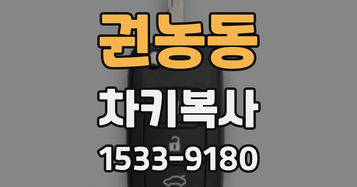 권농동 차키복사