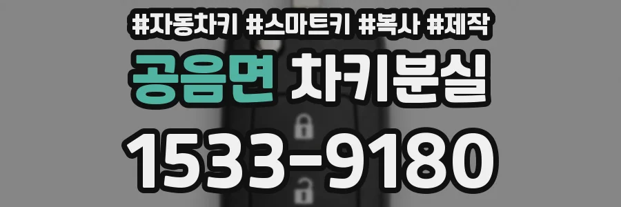 공음면 차키분실