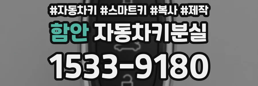 함안 자동차키분실