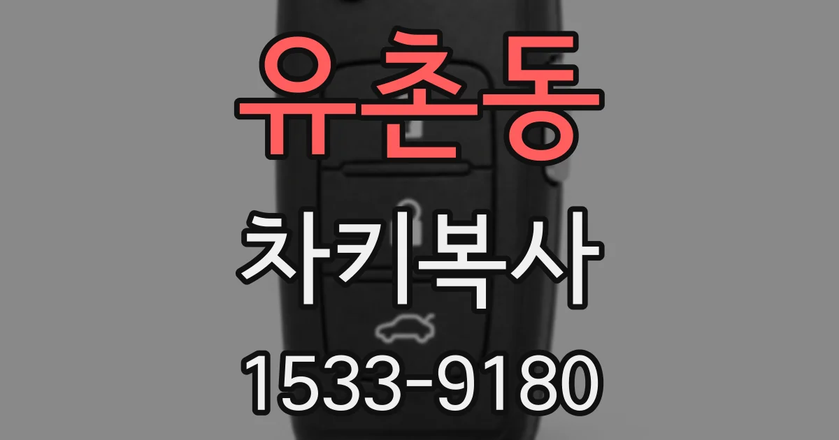 유촌동 차키복사