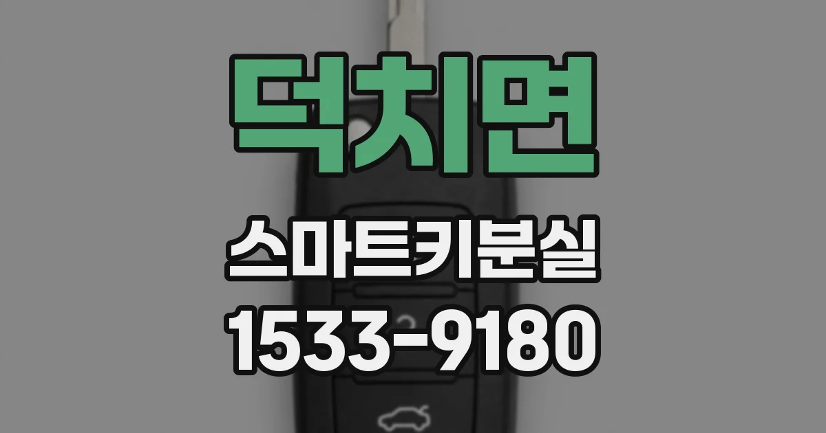 덕치면 스마트키분실