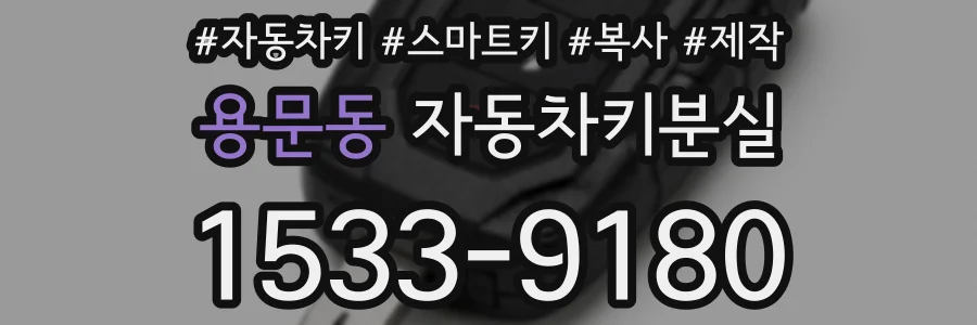 용문동 자동차키분실