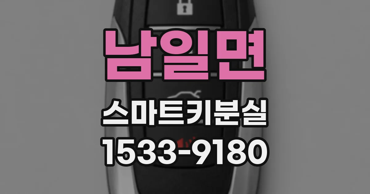 남일면 스마트키분실