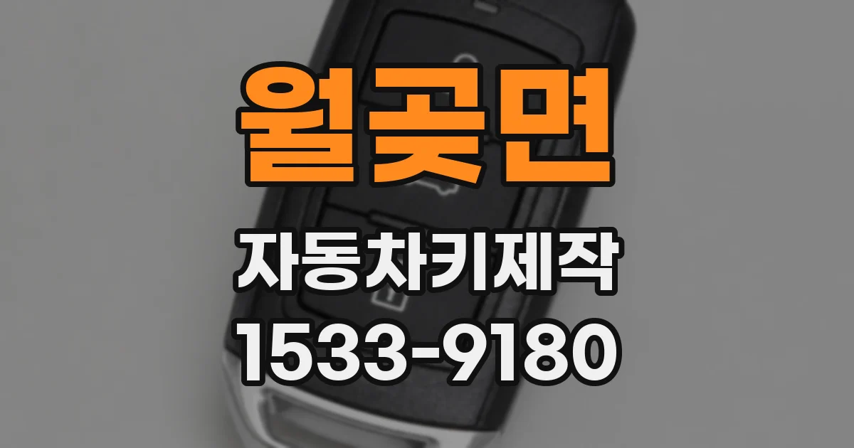 월곶면 자동차키제작