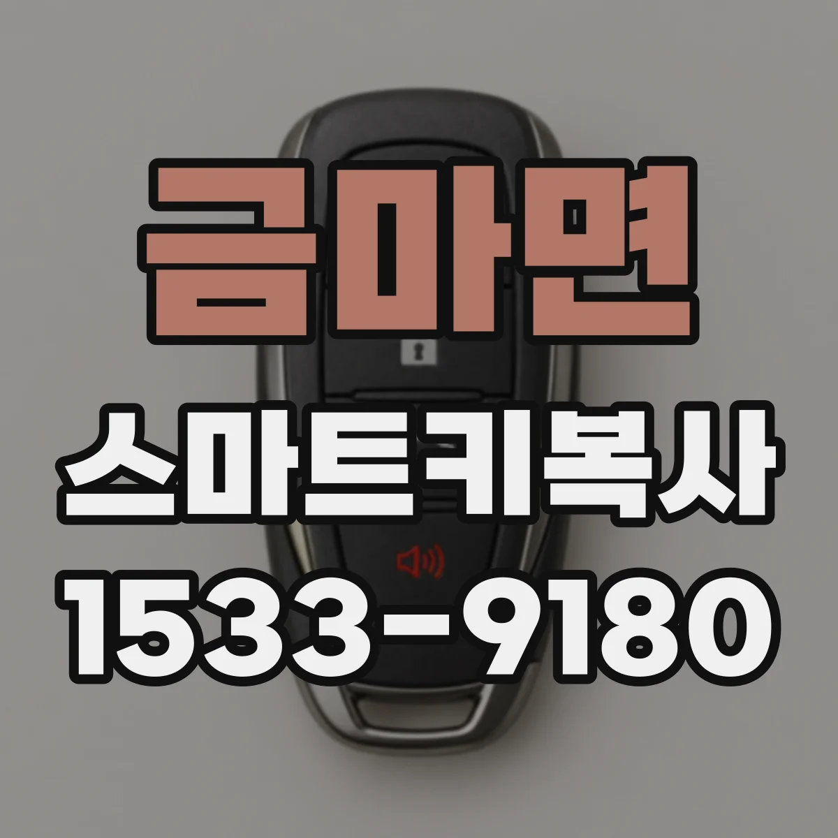 금마면 스마트키복사