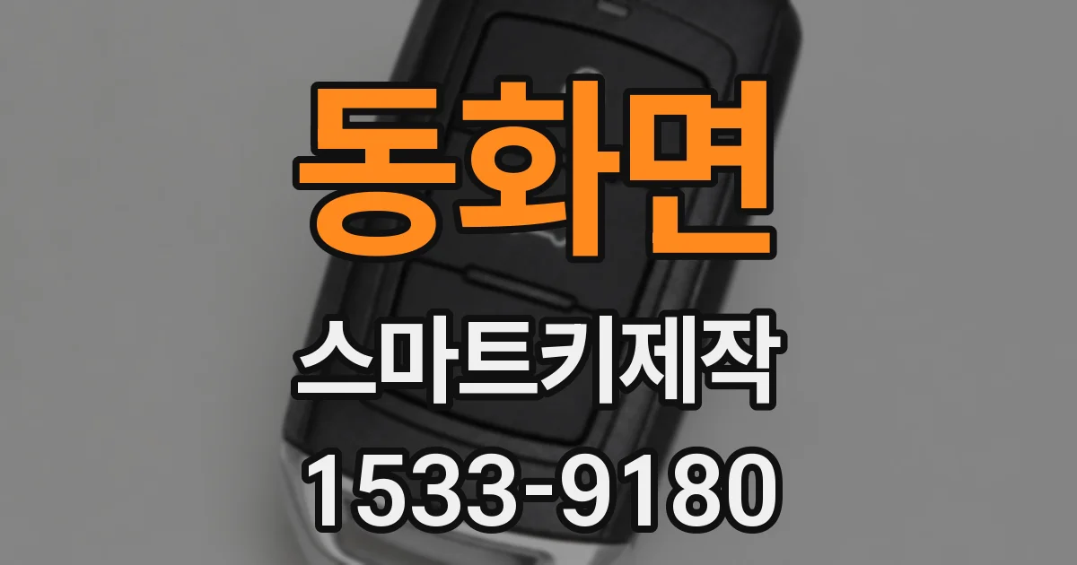 동화면 스마트키제작
