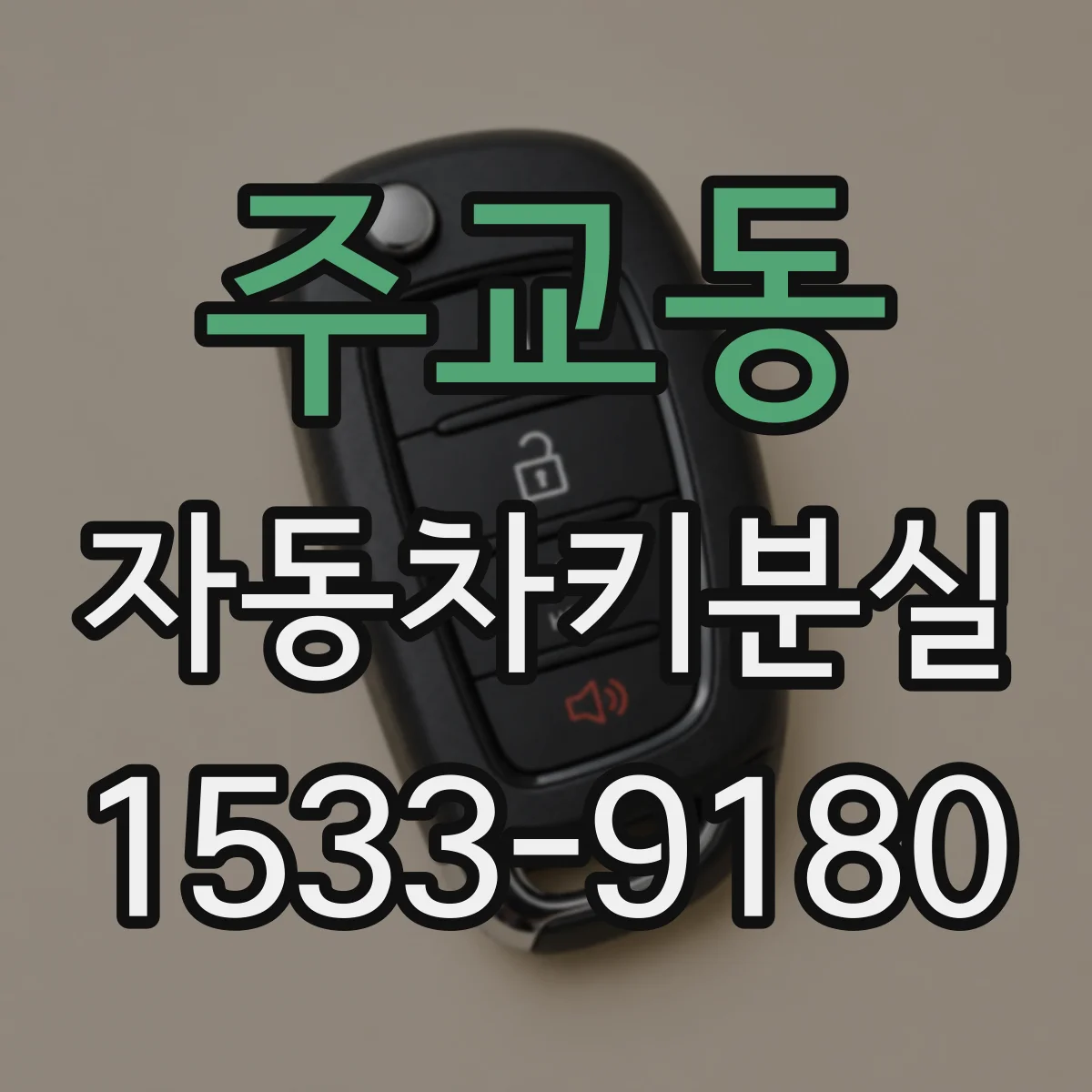 주교동 자동차키분실