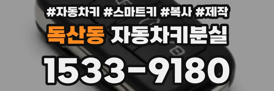 독산동 자동차키분실