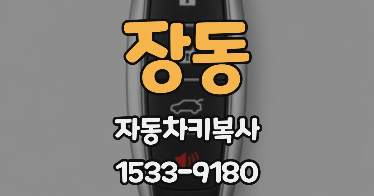 장동 자동차키복사