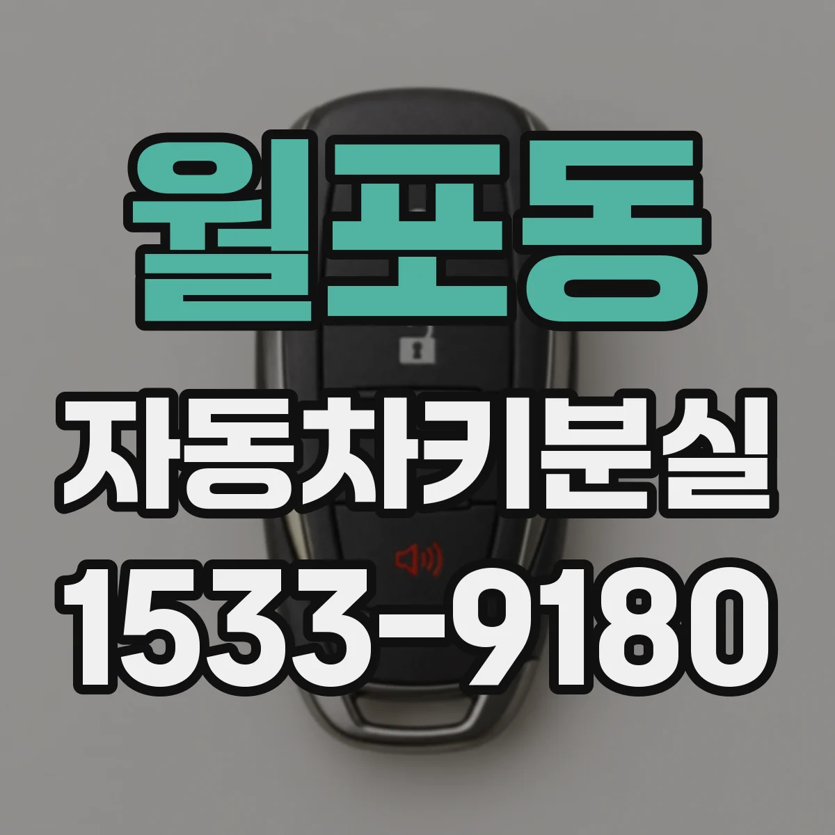 월포동 자동차키분실