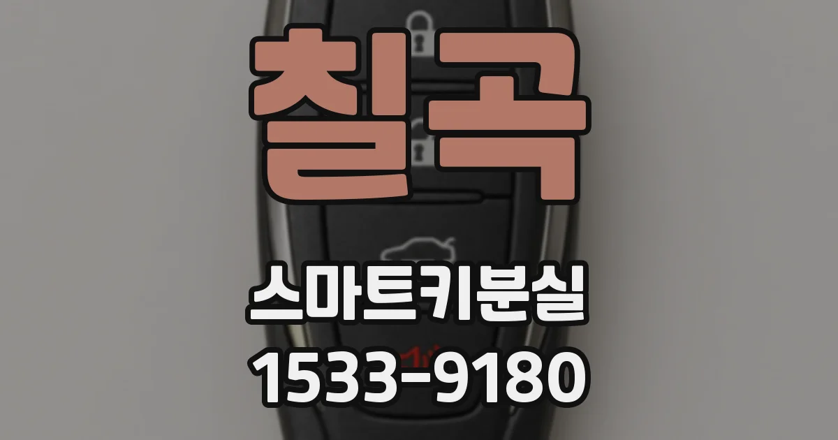 칠곡 스마트키분실