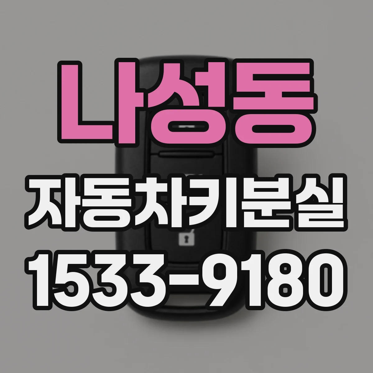 나성동 자동차키분실