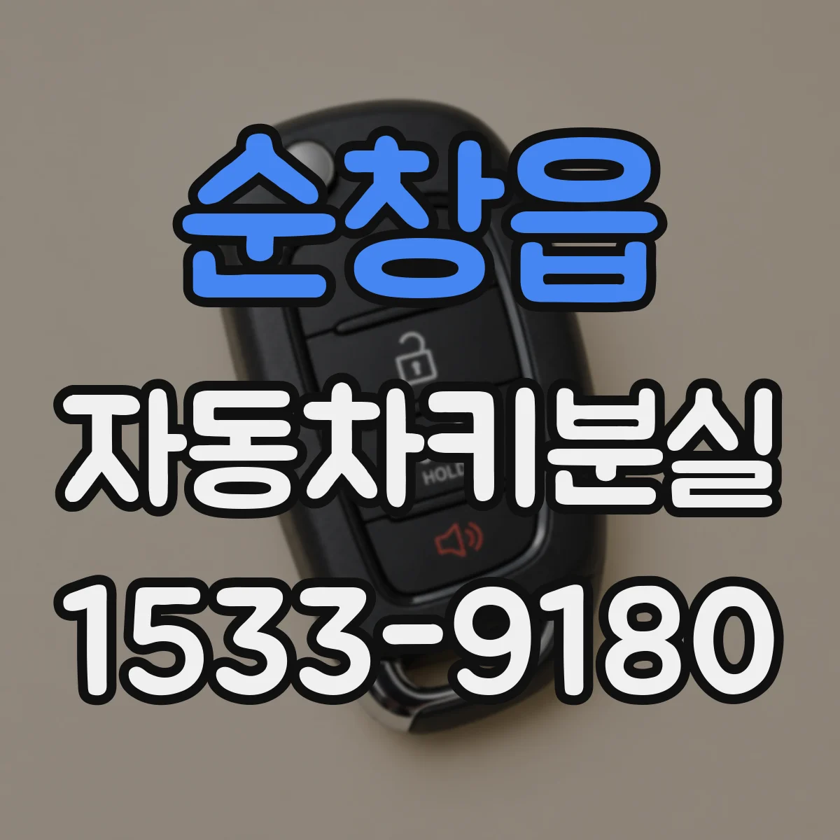 순창읍 자동차키분실