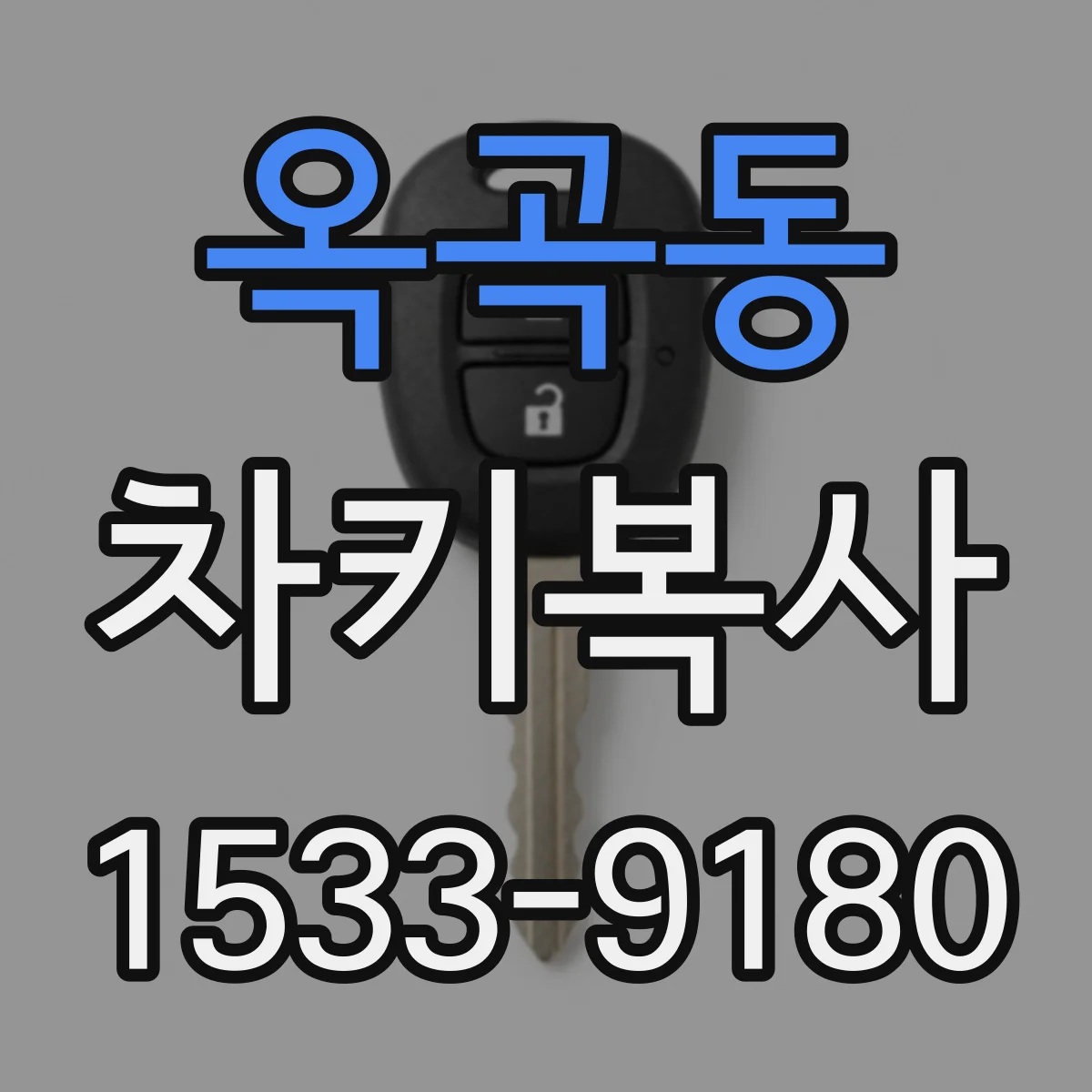 옥곡동 차키복사