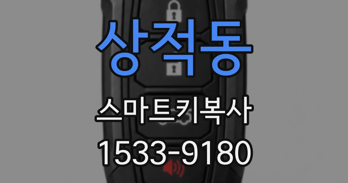 상적동 스마트키복사