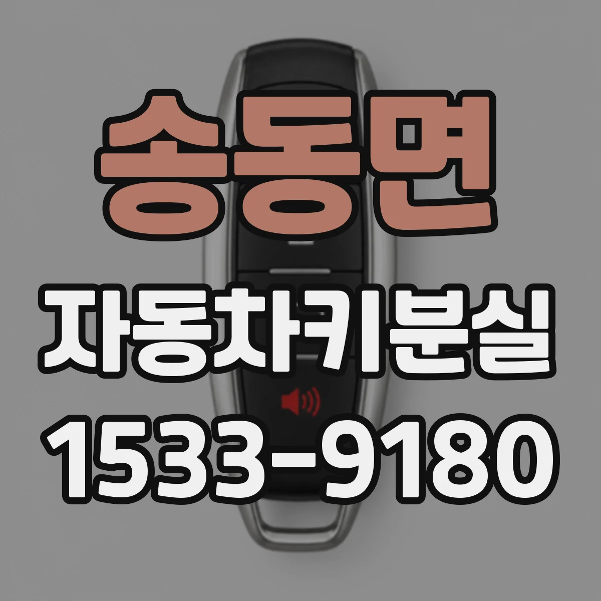 송동면 자동차키분실
