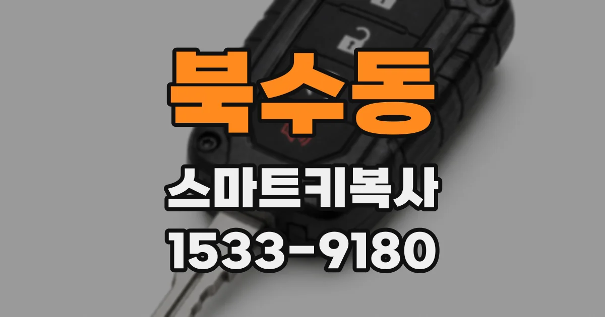 북수동 스마트키복사