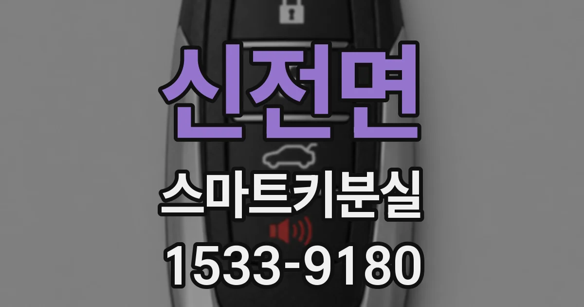 신전면 스마트키분실