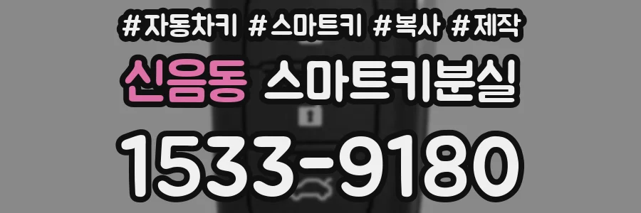 신음동 스마트키분실