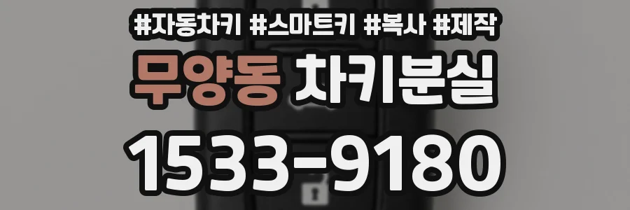 무양동 차키분실