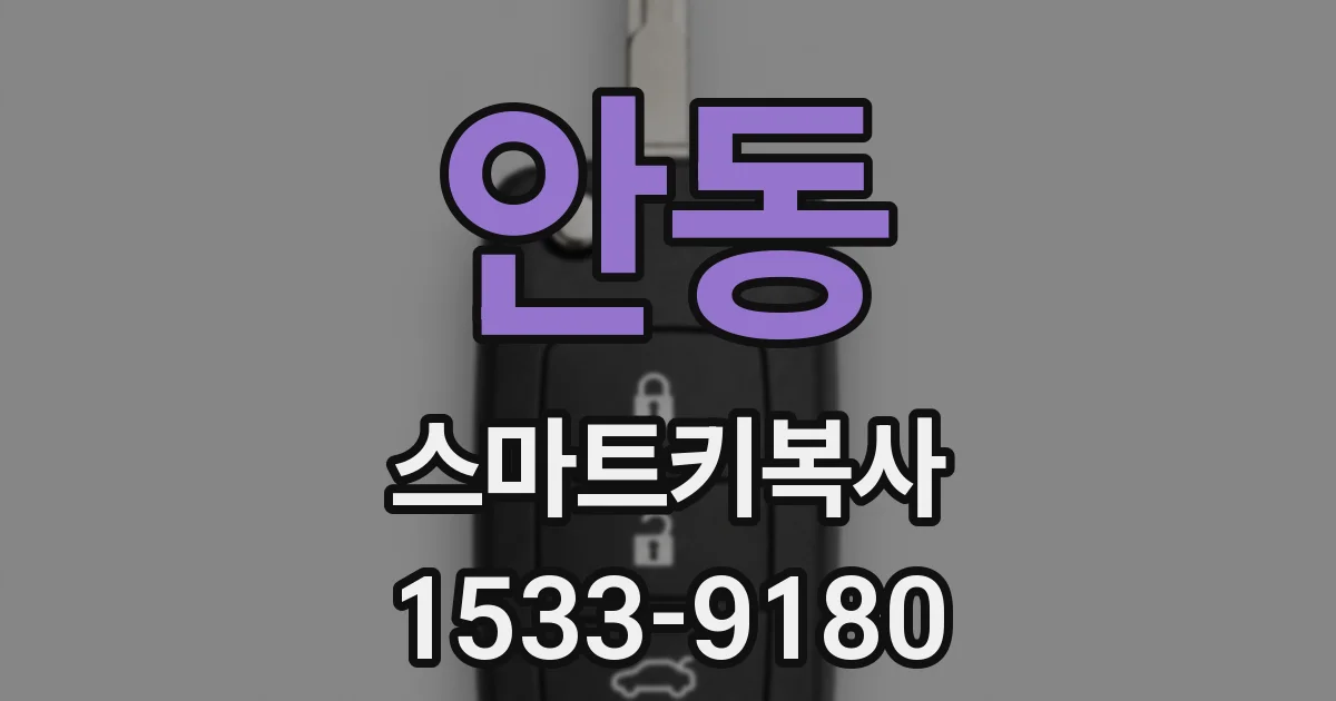 안동 스마트키복사
