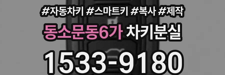 동소문동6가 차키분실