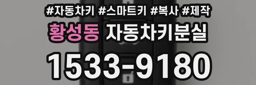 황성동 자동차키분실