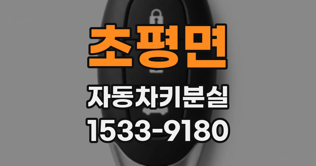 초평면 자동차키분실