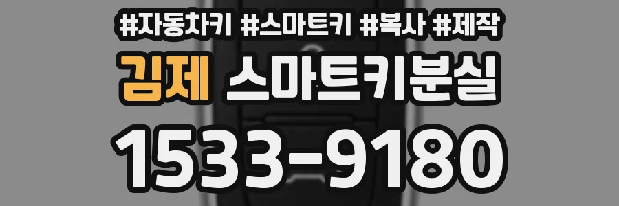 김제 스마트키분실