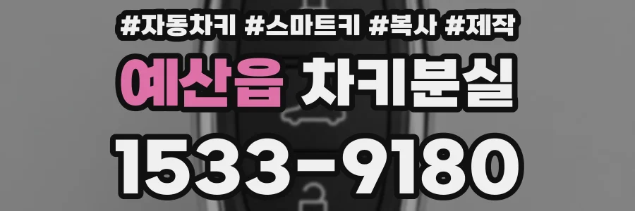 예산읍 차키분실